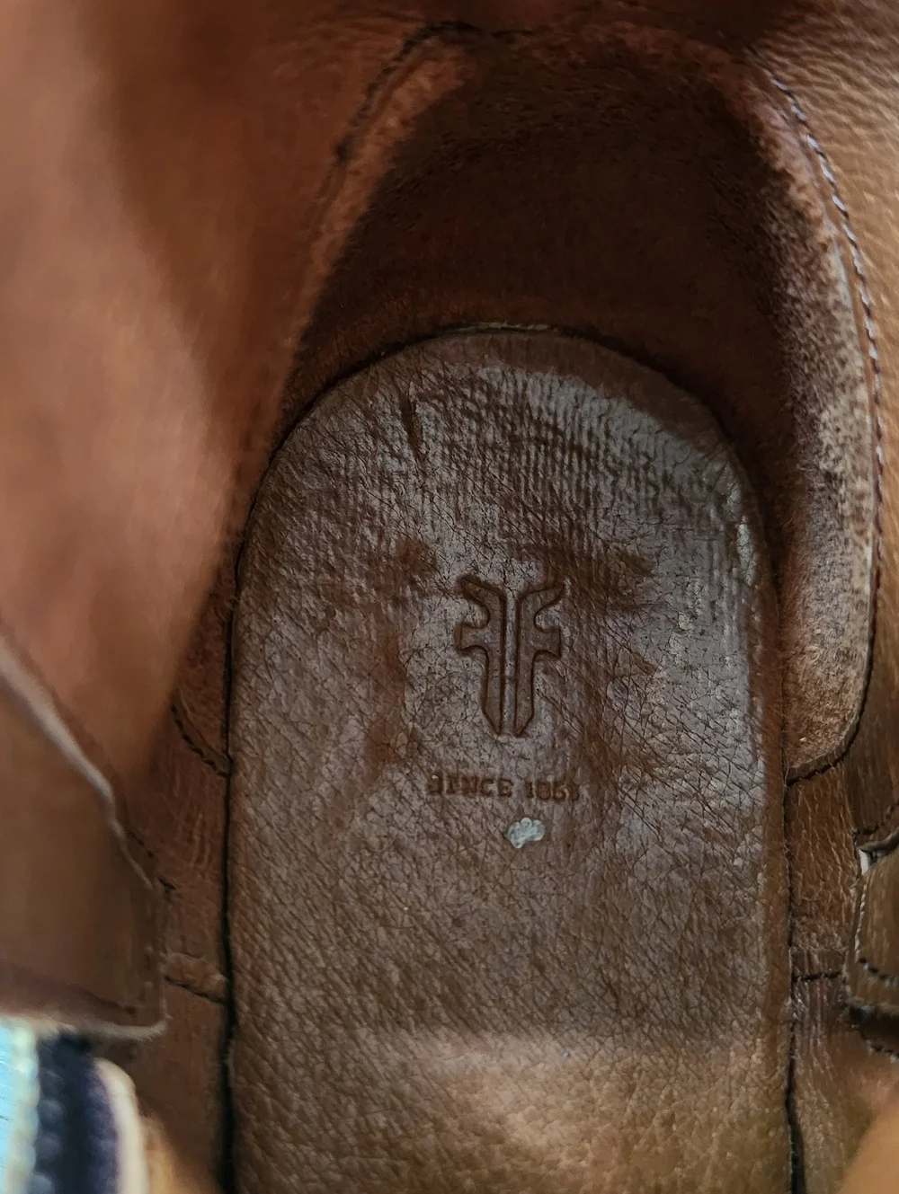Frye leather imported